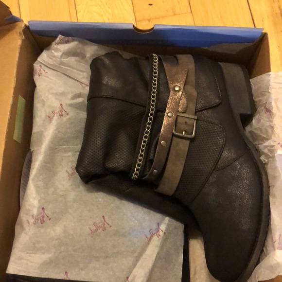 Jellypop black riding boots with ankle decorations - Picture 10 of 10